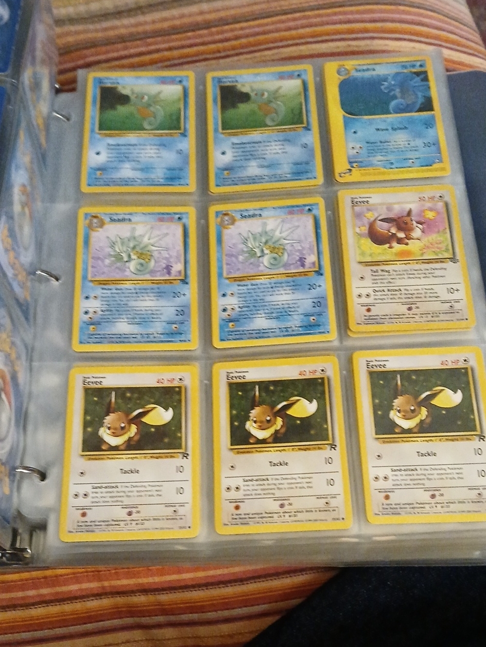 PokémonTrading Cards! 29 Pages Of Vtg Collectible Cards In Binder - Picture 3 of 9